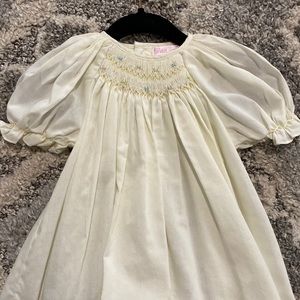 Petit Ami Smocked - 6MO - Easter Dress 🐣